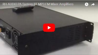 RH-AUDIO PA System BT MP3 FM Amplificadores mezcladores