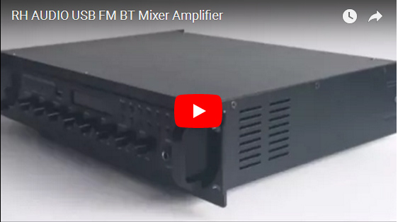 RH AUDIO USB FM BT Amplificador Mezclador