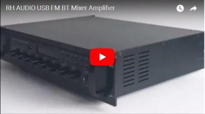 RH AUDIO USB FM BT Amplificador Mezclador